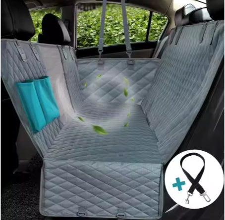 Pet car seat cover waterproof durable pet hammock car rear seat cover