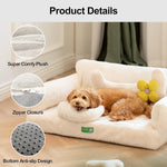 Load image into Gallery viewer, MEWOOFUN Orthopedic Dog Bed For Small Or Medium Dogs - 34.6 Inches Egg Foam Sofa With Removable Washable Cover &amp; Non-Slip Bottom, Large, Beige
