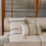 Load image into Gallery viewer, Jacquard Couch Pillow Bed Head Cushion Cover Without Core
