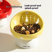 Cat Bowl Ceramic Oblique Mouth Protection Cervical Spine Drinking Bowl Grain