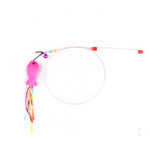 Load image into Gallery viewer, Cat toy funny cat stick funny cat kitten toy wooden handmade cat cat mouse cat toy cat scratch board
