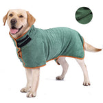 Load image into Gallery viewer, Pet Bathrobe Fast Drying Towel Microfiber Absorbent Soft Bath Robe Adjustable Towel Grooming Coat For Small Medium Large Dog
