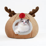 Load image into Gallery viewer, Pet tent Christmas reindeer kennel
