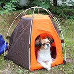 Load image into Gallery viewer, Camping Indoor Outdoor Pet Tent Small Dog Cat House Sunscreen Portable Foldable Puppy Kennel Cat Nest Dog Sleeping Bed
