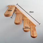 Load image into Gallery viewer, Cats Climbing Ladders On Solid Wood Walls, Rubber Wood Springboards And Stair Toys
