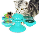 Load image into Gallery viewer, Sucker Turn Windmill Cat Toy Funny Cat Creative Spin Ball

