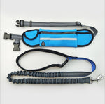 Load image into Gallery viewer, Hands-Free Dog Running Leash with Waist Pocket Adjustable Belt Shock Absorbing Bungee
