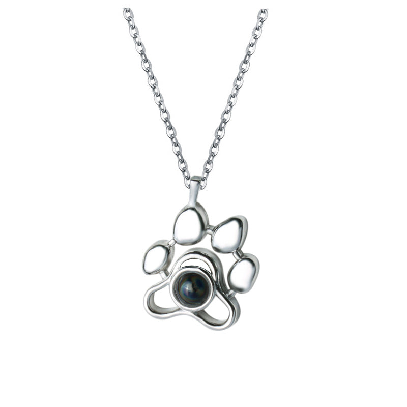 Stainless steel necklace keychain