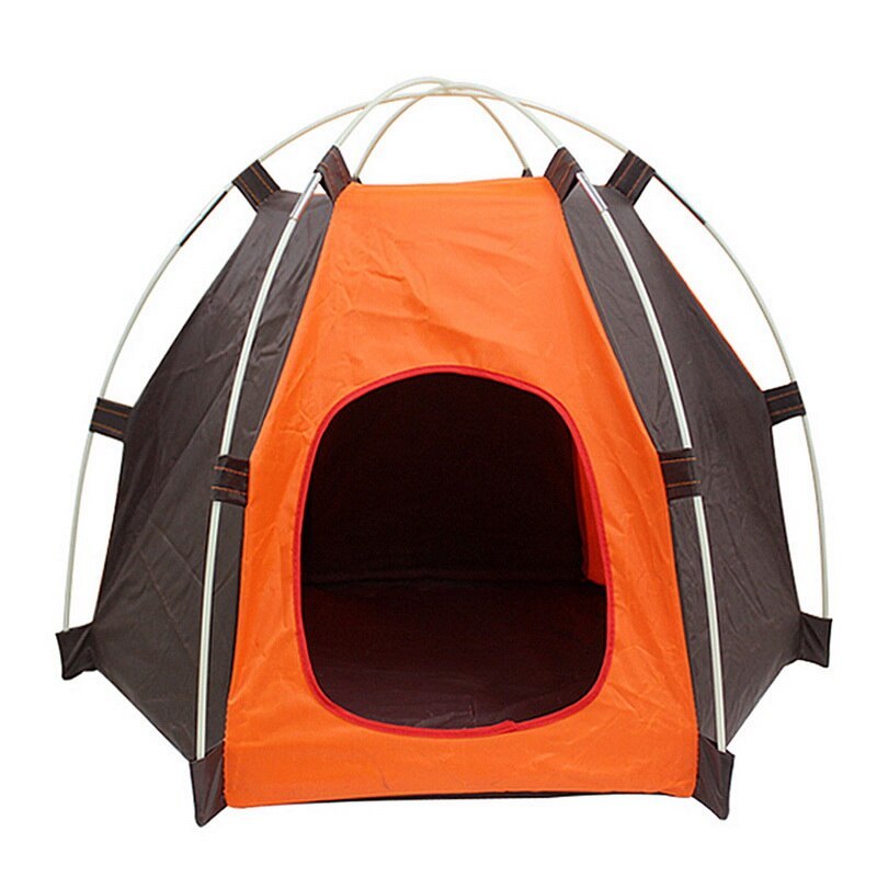 Camping indoor outdoor pet tent small dog cat house sunscreen portable foldable puppy kennel cat nest dog sleeping bed