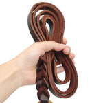 Load image into Gallery viewer, The first layer of leather dog leashes in the large dog chain demu training rope horse dog Golden Retriever dog rope
