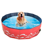 Load image into Gallery viewer, Foldable Dog Pool Pet Bath Swimming Tub Bathtub Outdoor Indoor Collapsible Bathing Pool For Dogs Cats Kids Pool
