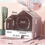 Load image into Gallery viewer, Fully Enclosed Household Anti-splash Drawer Type Odor-proof Cat Litter Box
