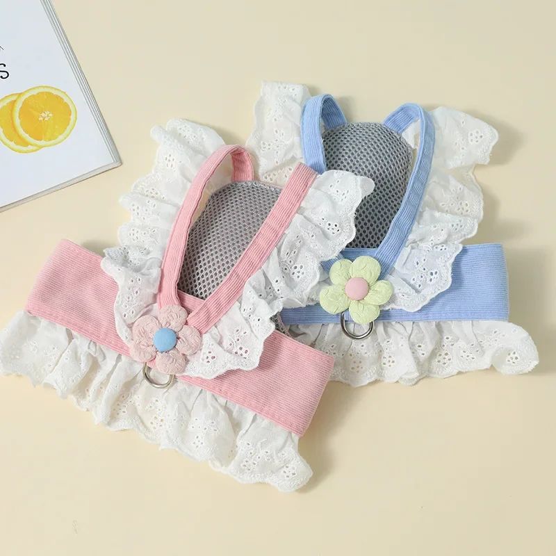 Pet Leash Dog Collar Summer Clothes For Cats And Dogs Baby Dog Safety Rope Back Strap Dog Walking Rope Special For Puppies