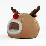 Load image into Gallery viewer, Pet tent Christmas reindeer kennel
