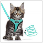 Load image into Gallery viewer, Escape Proof Cat Vest Harness And Car Seat Belt Adapter Adjustable Reflective Cat Harness Soft Mesh Harness For Kitten Puppy
