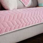 Load image into Gallery viewer, Thicken Plush Quilted Sofa Towel Universal Sectional Sofa Cover Anti-slip Couch Covers For Sofa Warm Soft Bay Window Mat
