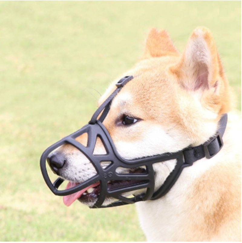 Mask golden retriever bark stopper pet muzzle