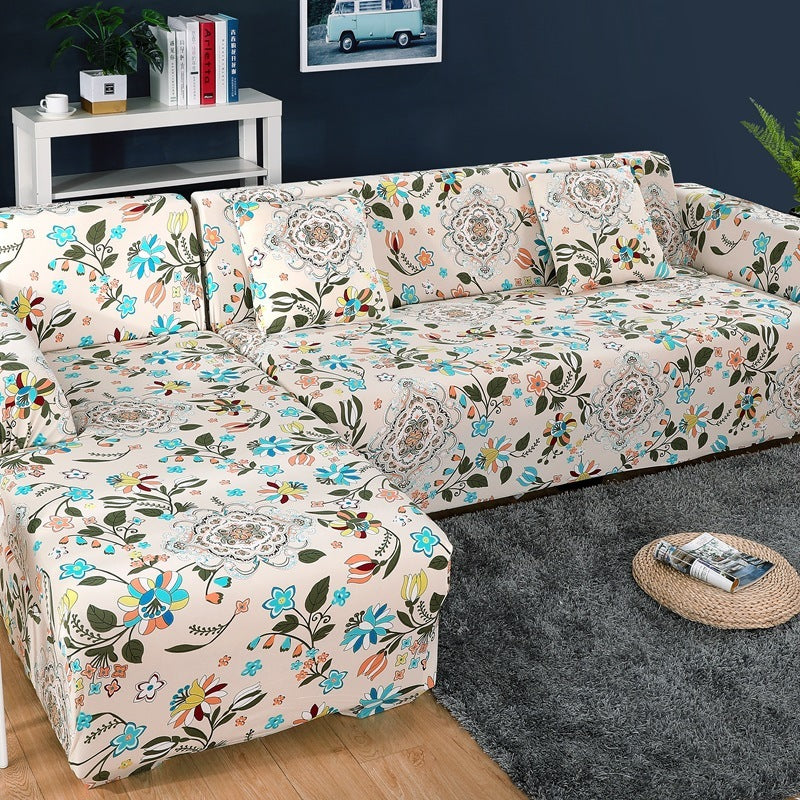 Polyester Sofa Cover Elastic Full Cover Pillow Sofa Cover