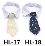 Load image into Gallery viewer, Pet Tie Print Cat And Dog Accessories Solid Color Striped Check Tie
