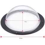 Load image into Gallery viewer, Acrylic Window Transparent Semi-circular Cover Pet Fence Window
