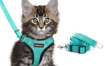 Load image into Gallery viewer, Escape Proof Cat Vest Harness And Car Seat Belt Adapter Adjustable Reflective Cat Harness Soft Mesh Harness For Kitten Puppy

