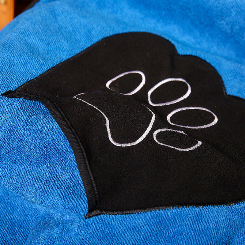 Universal Bath Towel For Cats And Dogs, Absorbent Thickening Pet Supplies, Quick-Drying Towel, Multi-Color Multi-Function Cotton Fiber Bath Towel