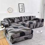 Load image into Gallery viewer, Sofa Cover Geometric Couch Cover Elastic for L Shaped Chaise
