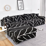 Load image into Gallery viewer, Sofa Cover Geometric Couch Cover Elastic for L Shaped Chaise
