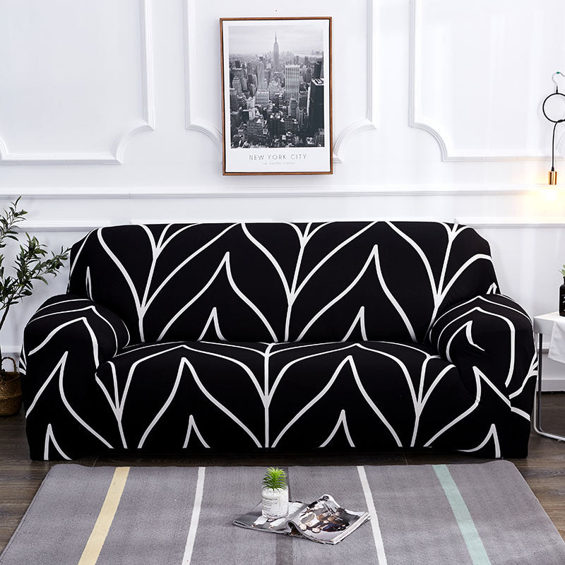 Modern Simple Elastic Combination Home Office Anti-Fouling Full Cover European Style Sofa Cover
