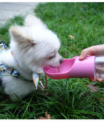 Load image into Gallery viewer, Dog Water Bottle Portable Pet Water Bottle Leak Proof Dog Water Dispenser And Food, Lightweight Dog Travel Water Bottle Bowl For Walking And Travel
