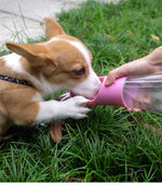 Load image into Gallery viewer, Dog Water Bottle Portable Pet Water Bottle Leak Proof Dog Water Dispenser And Food, Lightweight Dog Travel Water Bottle Bowl For Walking And Travel
