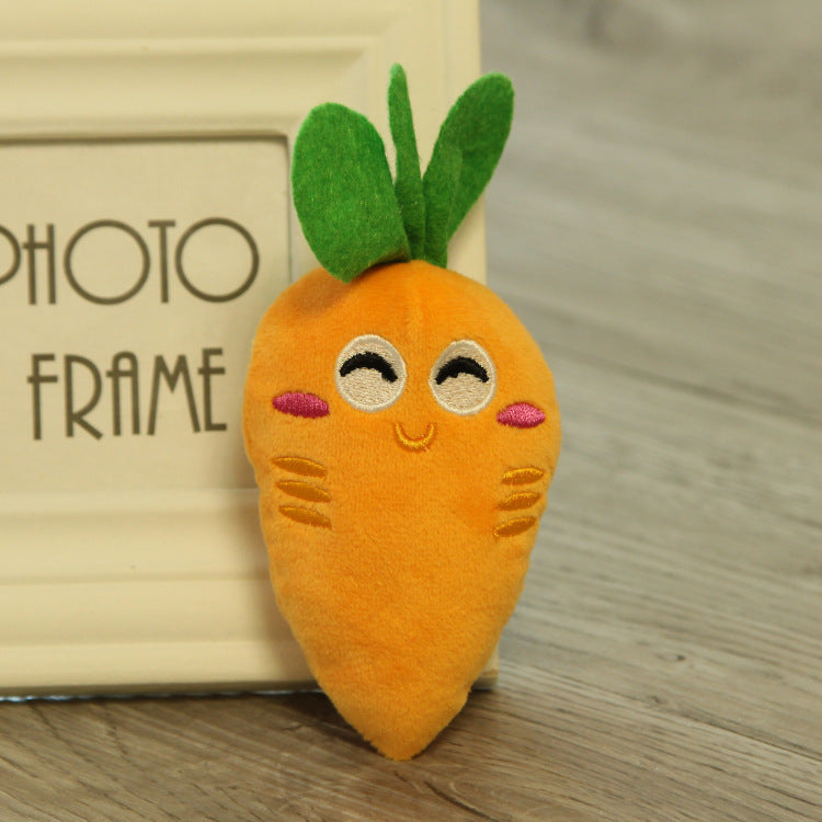 Fruit and vegetable pet toys cat and dog plush toys