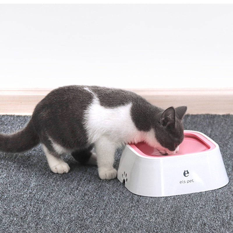 Non wet mouth dog bowl, floating bowl, anti overturning