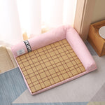Load image into Gallery viewer, Summer Cooling Mats Cat Bed Dog Bed Dog Sofa Pet Mats Cat House Ice Pad Dog Sleeping Mats Cool Cold Bamboo Fiber Cat Bed
