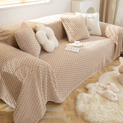 Winter Plush Anti-cat Scratch Sofa Cover Cloth