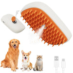Load image into Gallery viewer, USB Rechargeable Pets Steam Brush Spray Massage Comb Pet Grooming Tools Cat Steam Comb Pet Products
