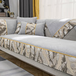 Load image into Gallery viewer, Leather Light Luxury Wind Chenille Sofa  Cushion Cover
