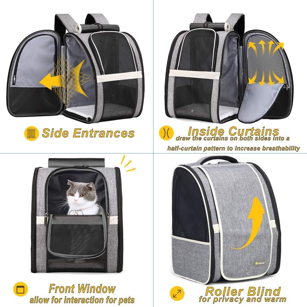 Innovative traveler bubble backpack pet carriers for cats and dogs