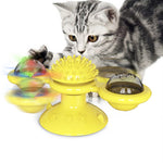 Load image into Gallery viewer, Sucker Turn Windmill Cat Toy Funny Cat Creative Spin Ball
