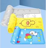 Load image into Gallery viewer, Summer Cooling Dog Mat With Pillow For Dog Cat Breathable Ice Pad Washable Sofa Breathable Print Cooling Pet Dog Bed For Dogs
