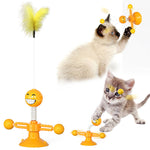 Load image into Gallery viewer, Cat Turntable Cat Windmill Toy Glowing Toy
