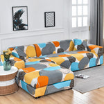 Load image into Gallery viewer, Simple fabric stretch sofa cover full sofa cover
