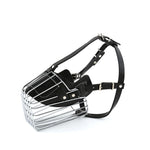 Load image into Gallery viewer, Dog Muzzle Adjustable Basket Soft Straps Rubber Pet Anti-bite Muzzle
