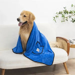 Load image into Gallery viewer, Pet Towel Dog Bathrobe Water Absorbent And Quick Drying Cleaning Beauty Glove Style Pocket Dog Bath Towel Accessori Cani
