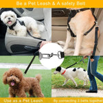 Load image into Gallery viewer, 2Pcs Pet Dog Seat Belt Leash Adjustable Pet Dog Cat Safety Leads Harness
