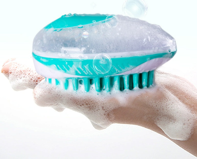 Pet bath massage comb automatic liquid