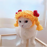 Load image into Gallery viewer, Pomeranian Teddy Dog Funny Cat Headgear
