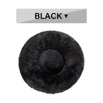 Load image into Gallery viewer, Fluffy Donut Dog Bed  Warm Soft Long Plush Pet Cushion Dog House Cat  Bed Washable Pet Sofa Mat Calming Samll Large Dog Beds
