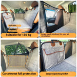 Load image into Gallery viewer, Widened Support Plate Car Dog Bed Rear Seat Pet Pad
