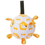 Load image into Gallery viewer, Dog Interactive Football Toys Children Soccer Dog Outdoor Training Balls Pet Sporty Bite Chew Teething Ball With Cute Printing
